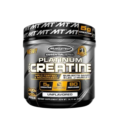MUSCLETECH PLATINUM 100% CREATINE 400GR 