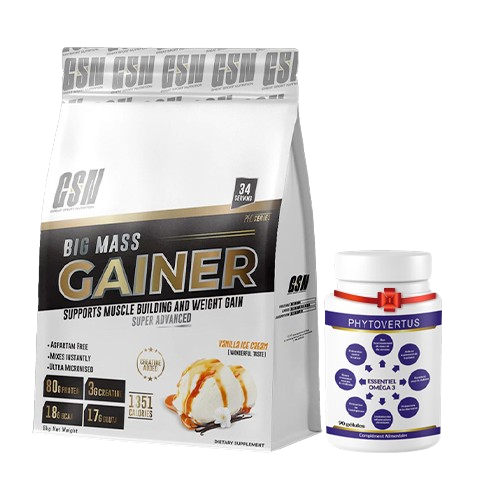 GSN BIG MASS GAINER 6KG + OMEGA 30 CAPSULE